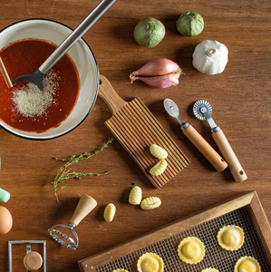 Planche à pétrir en bois pour la confection de pâtes et de gnocchis, outil de cuisine en bois massif de qualité supérieure, vente en gros - Product Image 4