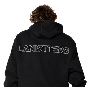 Sweat à capuche personnalisé pour homme avec poche kangourou, sans cordon de serrage, en molleton, impression logo avant et arrière, coupe ample, style décontracté, fournisseur - Product Image 4