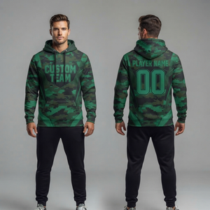 Custom Polyester Sublimation <b>Hoodie</b> Moisture Wicking Pullover <b>Hoodie</b> for Fitness <b>Running</b> and Training - Product Image 4