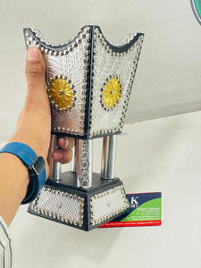 Quemador de incienso metálico estilo europeo, aroma a sándalo, precio de fábrica, soporte para incienso de templo budista, madera de agar cálida para el hogar - Product Image 2