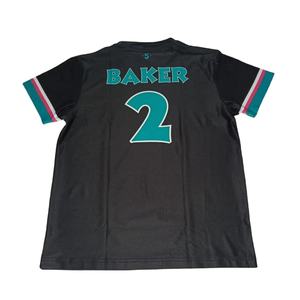 Conjunto de Camiseta de Béisbol con Cuello Redondo y Logotipo Personalizado por Sublimación, 100% Poliéster, 165GSM, Transpirable y Absorbente de Sudor - Product Image 1