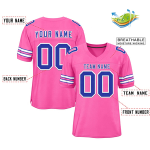 Jersey de Fútbol Americano Personalizado OEM, Spandex/Poliéster de Secado Rápido, Tallas Grandes para Adultos, Nombre del Equipo, Logotipo y Posiciones Personalizados - Product Image 2
