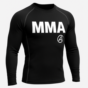 Rashguard MMA à manches longues personnalisé, étiquette privée OEM - Product Image 4