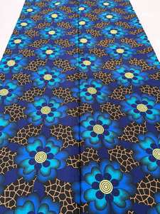 Tissu en coton 100 % imprimé wax africain personnalisé aux motifs audacieux pour des vêtements élégants et durables au Congo - Product Image 5