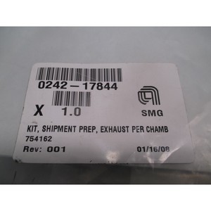 Kit AMAT 0242-17844, échappement par chambre, 3700-01088 - Équipements et pièces semi-conductrices de renommée mondiale à confiance - Product Image 1