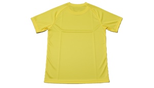 เสื้อยืดโพลีเอสเตอร์ถักแบบแห้งเร็ว เป็นมิตรกับสิ่งแวดล้อม สำหรับแคมเปญหาเสียง สามารถปรับแต่งสีและขนาดได้ พิมพ์ลายได้ จากซัพพลายเออร์ในเมืองมุมไบ ประเทศอินเดีย - Product Image 5