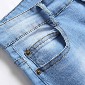 กางเกงยีนส์ผู้ชายแบรนด์ส่วนตัว น้ำหนักเบา ผ้าฝ้าย 100% ระบายอากาศได้ดี มีกระเป๋าหลายช่อง - Product Image 4