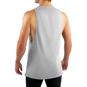 OEM Custom 100% Cotton Lightweight Training <b>Vest</b> for Men Knitted Plus Size Bodybuilding Muscle Fitness <b>Stringer</b> Men's Tank Tops - Product Image 3