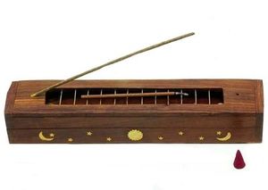 Classic Handmade Wooden <b>Incense</b> Burner <b>Holder</b> For Meditation Yoga Aromatherapy <b>Stick</b> <b>Incense</b> Natural Wood Tray Stand - Product Image 5