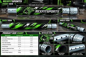 Bandes de protection pour fusils de paintball REXFIT SPORTS, impression par sublimation personnalisée, fournisseur en gros d'usine - Product Image 5