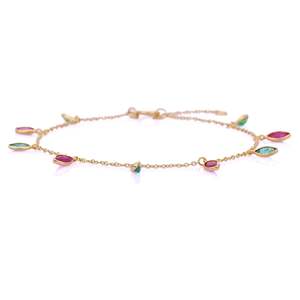 Brazalete con Diamante Corte Esmeralda y Perla de Agua Dulce - Product Image 4