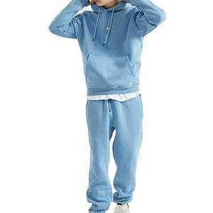 Custom Logo Heavy Weight Cotton Fleece or Polyester Tracksuit for <b>Men</b> High Quality Streetwear Casual <b>Hoodies</b> Set for <b>Men</b> - Product Image 1