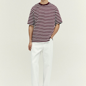 T-shirts pour hommes en coton, couleur unie, manches courtes, décontractés, amples, surdimensionnés, de haute qualité, personnalisables, meilleurs designs - Product Image 5