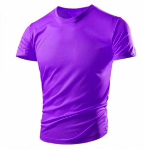 Oversized Men's T-Shirt Polyester/Cotton Anti-Wrinkle Anti-Shrink Short Sleeve Solid O-Neck Casual <b>Vintage</b> Breathable 180g <b>Tee</b> - Product Image 1