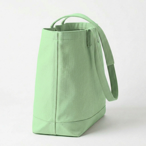 Bolsa de tela ligera y reutilizable, bolsa de compras de tela de algodón con asas cómodas para llevar, perfecta para compras diarias, viajes y actividades al aire libre. - Product Image 4