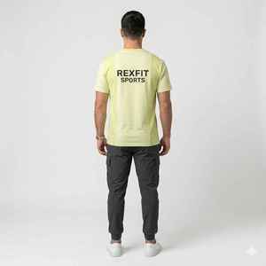 เสื้อยืดผู้ชายแบบสั่งทำรักษ์โลก ดีไซน์ใหม่หลากหลายสไตล์ เสื้อยืดคอกลมผู้ชาย สกรีนโลโก้ได้ - Product Image 2