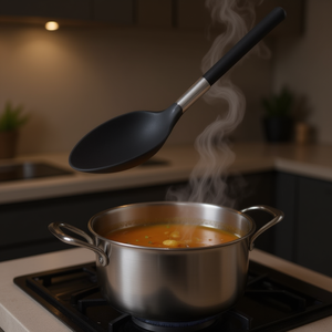 Cucharón de Cocina de Acero Negro TOGO 33.5X6CM - Product Image 2