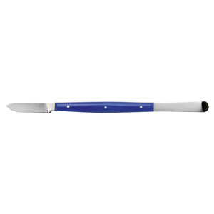 Cuchillo para cera, grande, azul, mango de plástico, 180 mm, instrumento dental de doble punta, herramienta duradera para tallado de cera en laboratorio dental - Product Image 5