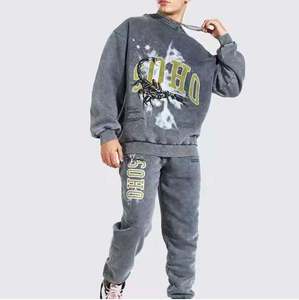 ชุดวอร์มพิมพ์ลายดิจิทัลระบายอากาศได้ดี แบบสวมหัว มีฮู้ด สำหรับทุกเพศ ผลิตจากผ้าฝ้าย 100% เหมาะสำหรับใส่ลำลองในฤดูหนาว ลายเรียบ สีสันตามสั่ง - Product Image 1