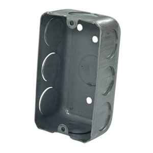 Caja eléctrica de una sola banda de Metal galvanizado Rectangular Knockouts de 1,0mm de espesor y 1/2 pulgadas - Product Image 1