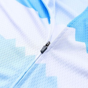 Jersey de Ciclismo Personalizado para Hombre - Servicio OEM, Transpirable, 100% Poliéster, Manga Corta, Impresión por Transferencia de Calor, Fusión sin Costuras - Product Image 4