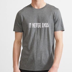 Camiseta de Hombre 100% Algodón, Tejida, Oversize, Lisa, con Logotipo Personalizado, Impresión Serigráfica, Secado Rápido, Transpirable, OEM, Venta al Por Mayor, Alta Calidad - Product Image 1