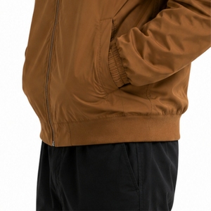 Veste coupe-vent à capuche pour homme, fermeture éclair sur le devant, capuche réglable, poignets élastiques, poche latérale, coutures soignées - Product Image 6