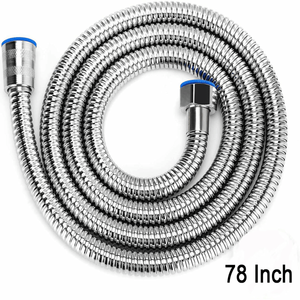 Tubo Flessibile per Doccia da 2m (79 Pollici) in PVC EPDM e Acciaio Inox (Testina Doccia Non Inclusa) - Product Image 4
