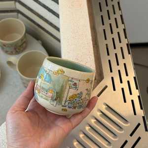 Minimalist Online Hot Selling Ceramic Handmade Custom Print Espresso Coffee Mug Home Decor Sustainable Washable <b>Cup</b> By UO INDIA - Product Image 6