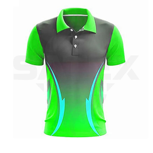 Maillot de cricket sublimé à manches courtes de qualité supérieure, séchage rapide, uniforme sportif d'équipe pour hommes, vente en gros - Product Image 5