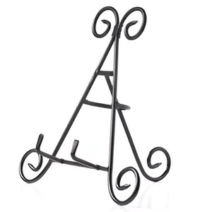 Iron Geometric <b>Easel</b> Stand Minimalist Home Decor Floor Mount Durable Living Room Display - Product Image 6