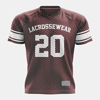 Maillots de lacrosse réversibles imprimés en gros pour filles et garçons, designs personnalisés, entièrement sublimés, uniformes de lacrosse de haute qualité premium