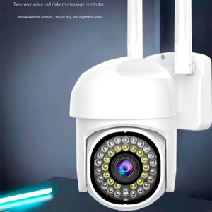 Incluye función de intercomunicación, cámara WiFi PTZ HD 1080P para exteriores, 355 °   Pan 90 °   Inclinación, Audio Bidireccional, Visión Nocturna, Alerta de Movimiento para H - Product Image 6