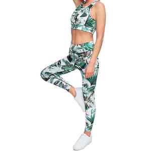 Vêtements de yoga respirants et confortables pour femmes, ensemble de fitness pour la salle de sport, leggings push-up, vêtements de sport, tenues de course à pied - Product Image 3