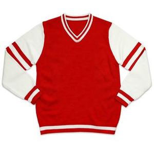 Créez vos pulls personnalisés de haute qualité à col en V pour les logos de sororités/fraternités/écoles/collèges/universités, cardigans tricotés - Product Image 3