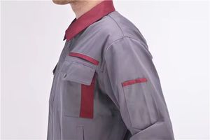 Overol de Trabajo con Franjas Reflectantes, Uniforme de Trabajo Protector, Uniforme con Logotipo Personalizado - Product Image 6