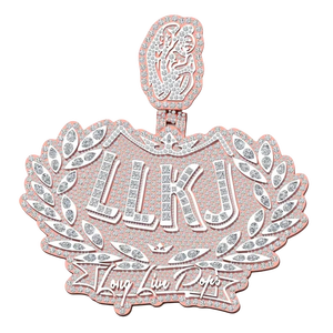 Collier personnalisé avec nom en police féminine, faible MOQ, laiton, strass, fournisseur d'usine, pendentifs et breloques de joaillerie fine - Product Image 1