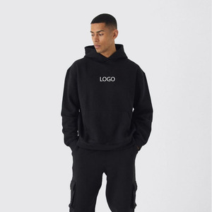 Unisex Custom Logo 100% Cotton Oversized Thick Hoodie Winter Sports Casual Sweatshirt with Zipper Plain Dyed Bulk Manufacturer - Product Image 1