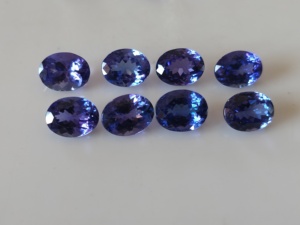 แทนซาไนต์สีน้ำเงินธรรมชาติ 9x7 มม. รูปทรงวงรี คุณภาพดีที่สุด พลอยเม็ดเดี่ยวสำหรับทำเครื่องประดับ - Product Image 5