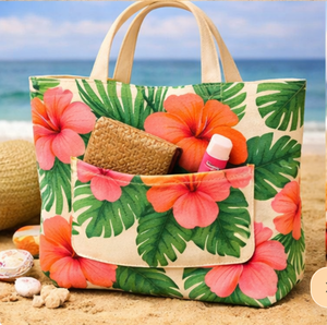 Sac fourre-tout en coton personnalisé pour femmes, sac en coton imprimé, sac de plage pour femmes, sac fourre-tout en toile imprimé sur mesure - Product Image 5