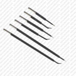 Juego de agujas de microdiseción Top Colorado, rectas y curvas, de tungsteno, para electrodos quirúrgicos, compatibles con lápiz ESU. - Product Image 4