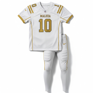 Uniforme de football américain sublimé de qualité professionnelle, logo d'équipe personnalisé, maillots en twill, vêtements de football respirants - Product Image 1