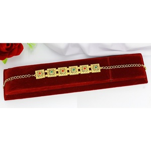Bracelet bijoux prix de gros femmes bijoux dubai indien 24 bracelets plaqué or laiton matériel dubai bijoux indien - Product Image 5