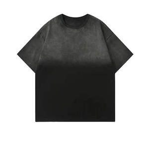 เสื้อยืดผู้ชายไซส์ใหญ่ สีเขียวล้วน ผ้าฝ้าย แขนสั้น สไตล์ลำลอง สำหรับฤดูร้อน ผ้าป๊อปลินย้อมสีพื้น - Product Image 2