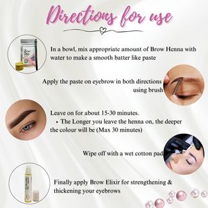 Kit de maquillaje potenciador de cejas de larga duración, resistente al agua, ecológico, polvo de Color para cejas permanente con etiquetado de patrón de logotipo - Product Image 3