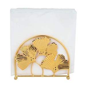 Support à serviettes doré haut de gamme, très demandé, pour la maison, le bureau, la table de restaurant, utilisation décorative, support à serviettes en métal sur pied. - Product Image 5