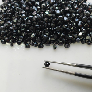 Ónix Negro Natural de 3.5MM con Corte en Forma de Corazón, Gemas Sueltas de la Mejor Calidad para Joyería, Gemas de Red Mountain - Product Image 1