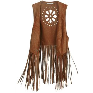 Chal marrón con flecos y diseño floral, bufanda larga para mujer, para uso diario en todas las estaciones - Product Image 4