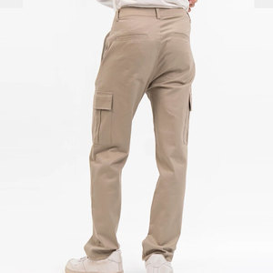 Pantalon homme LEDBURY INTERNATIONAL coupe slim décontracté taille mi-haute nouveau design uni multi-poches 100% polyester poids moyen - Product Image 3