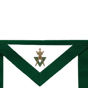 Tablier maçonnique classique en toile avec aimants intégrés, qualité supérieure, prix d'usine, personnalisable - Product Image 4